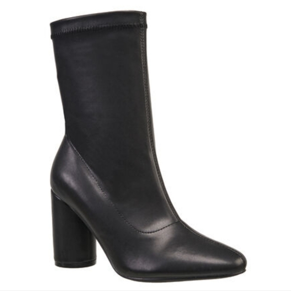 NEW! FRENCH CONNECTION Black Joselyn Ankle Boots Booties 11. - Picture 1 of 9